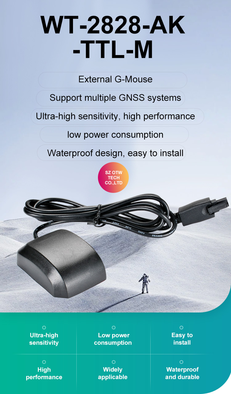 Waterproof GPS Receiver for Mercedes Benz VW BMW with Molex Connector