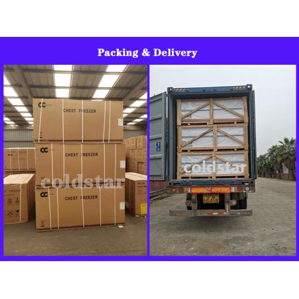 Supermarket Sliding Glass Door Top Island Freezer Deep Freezer