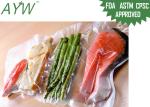 FDA Test Clear Vacuum Seal Food Storage Bags , Food Grade Vacuum Storage Bag For