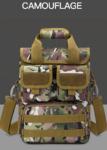 3 Layers Nylon Military Tactical Bags Commuter One Shoulder Messenger Bag