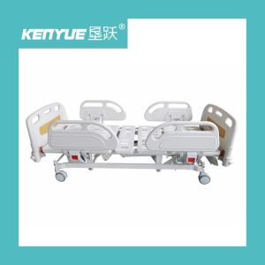 China Two Function Electric Nursing Bed Adjustable White For Hospital on sale