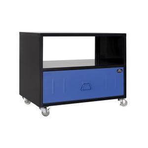 China Office Furniture Metal Rolling Storage Cabinet With Rubber Wheels Drawer factory