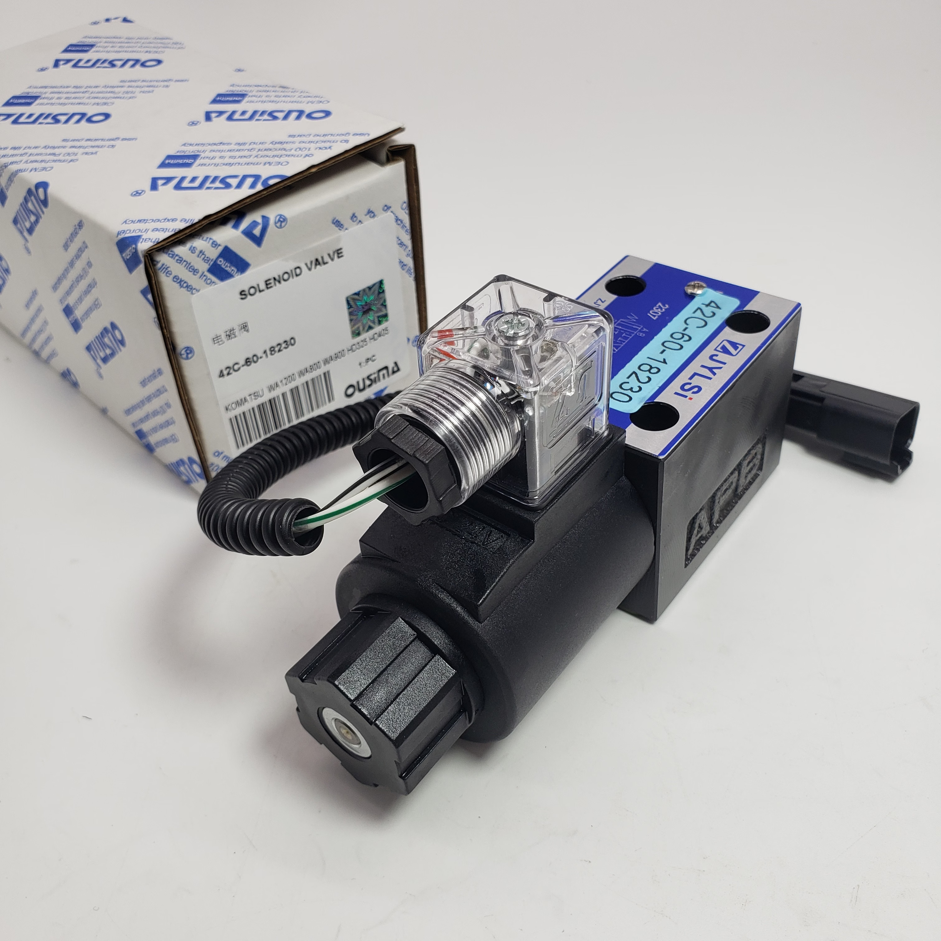 42C-60-18230 Solenoid Valve For KOMATSU HD325 HD405 WA1200 WA800