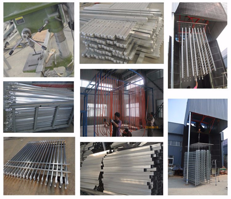 Australia Standard Powder Coated Commercial Garrison Security Oz Wide Fence