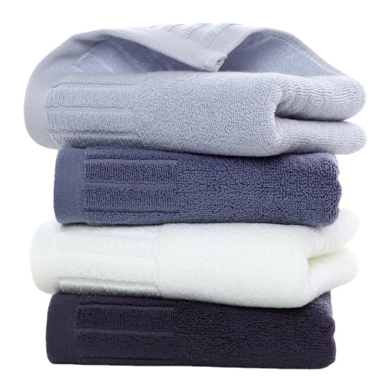 Thickened Soft Face Towel with Quick-Dry Technology in Pure Cotton Rectangle Shape