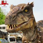 Animatronic Velociraptor Costume , Artificial Adult Dinosaur Costume