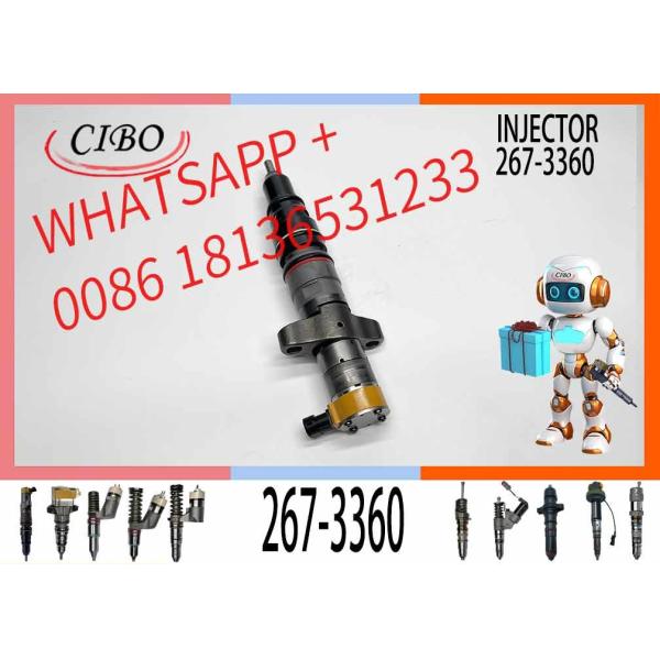 Common rail Injector Diesel fuel Injector Sprayer 265-8106 266-4446 267-3360 for C7 C9 Engine