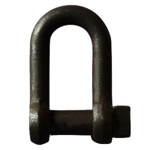 China Galvanized CE Forged Pin Bow D Square Head Screw Pin Trawling Shackles factory