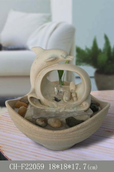 Classical Bedroom Dolphin Indoor Outdoor Water Fountains