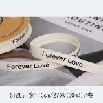 13mm Printed Cotton Ribbon DIY Craft Packing Ribbon For Gift