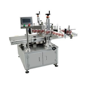 Double Side Labeling Machine for Packaging of Milk Oval Detergent Square Bottle