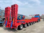 3 Axles Gooseneck Lowboy Tractor Trailer 60000KG Payload