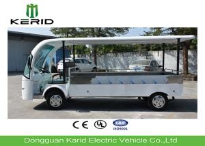 China 7.5kW 2 Person Electric Utility Cart Electric Cargo Bus With Heavy Payload factory