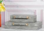 Leather MDF Jewellery Container Box