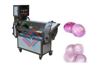 China Root Vegetable Slicer Stripper Dicer Machine Onion Cutter Equipment factory