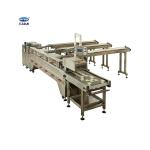 Industrial Two Lanes Cream Sandwich Biscuit Machine On Edge Packing Biscuit