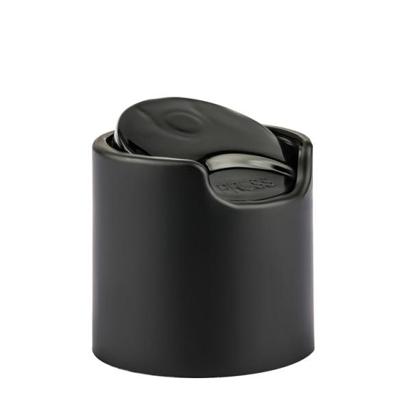 High Quality 28/410 Matte Black ABS Bottle Top Cap For Plastic Bottle Economical
