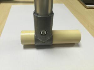 China Anodizing Silver Aluminum Tube Joints Die Casting AL-30 For Working Bench factory