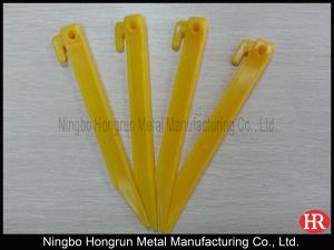 China 7&quot; or 18cm plastic tent nail stake pegs factory