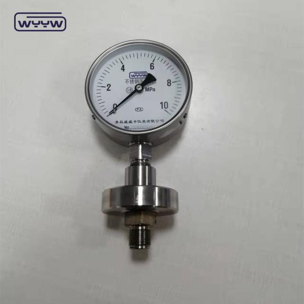 China Direct Bottom Mounting Diaphragm Pressure Measuring Device 1/4 1/2" Inch NPT BSP Connection Size factory