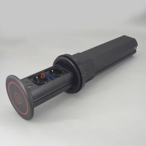 CE approval EU power motorized pop up electrical socket for kitchen