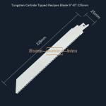 Tungsten Carbide Tipped Recipes Blade 9"-8T 225mm,Cutting Porous Concrete,Red