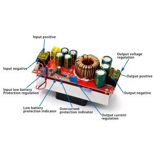 1800W 40A DC-DC Constant Voltage Constant Current Boost Converter Boosts 10-60V