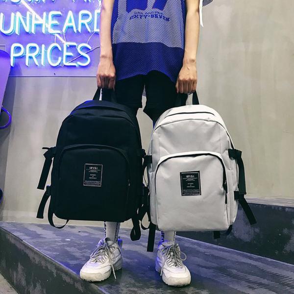 Backpacks men and women Korean version of the latest fashion backpack capacity