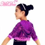 Sequins Hoodies Hip Hop Dance Costumes Jacket Street Dance Costumes Performance