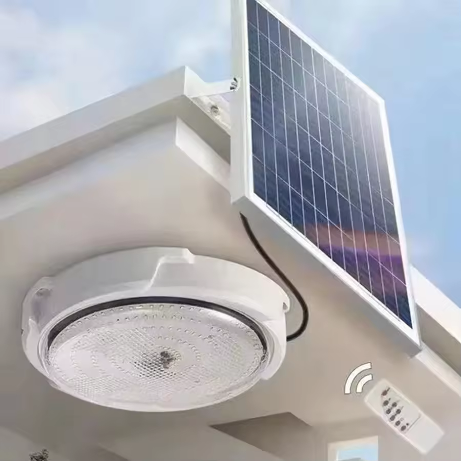 China Multiple Modern Round Interior LED Solar Ceiling Light IP65 For Home Office Use factory