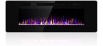 Electric Decorative Elektro Kamin Wall Mounted Fireplace 40-In Self-Checking