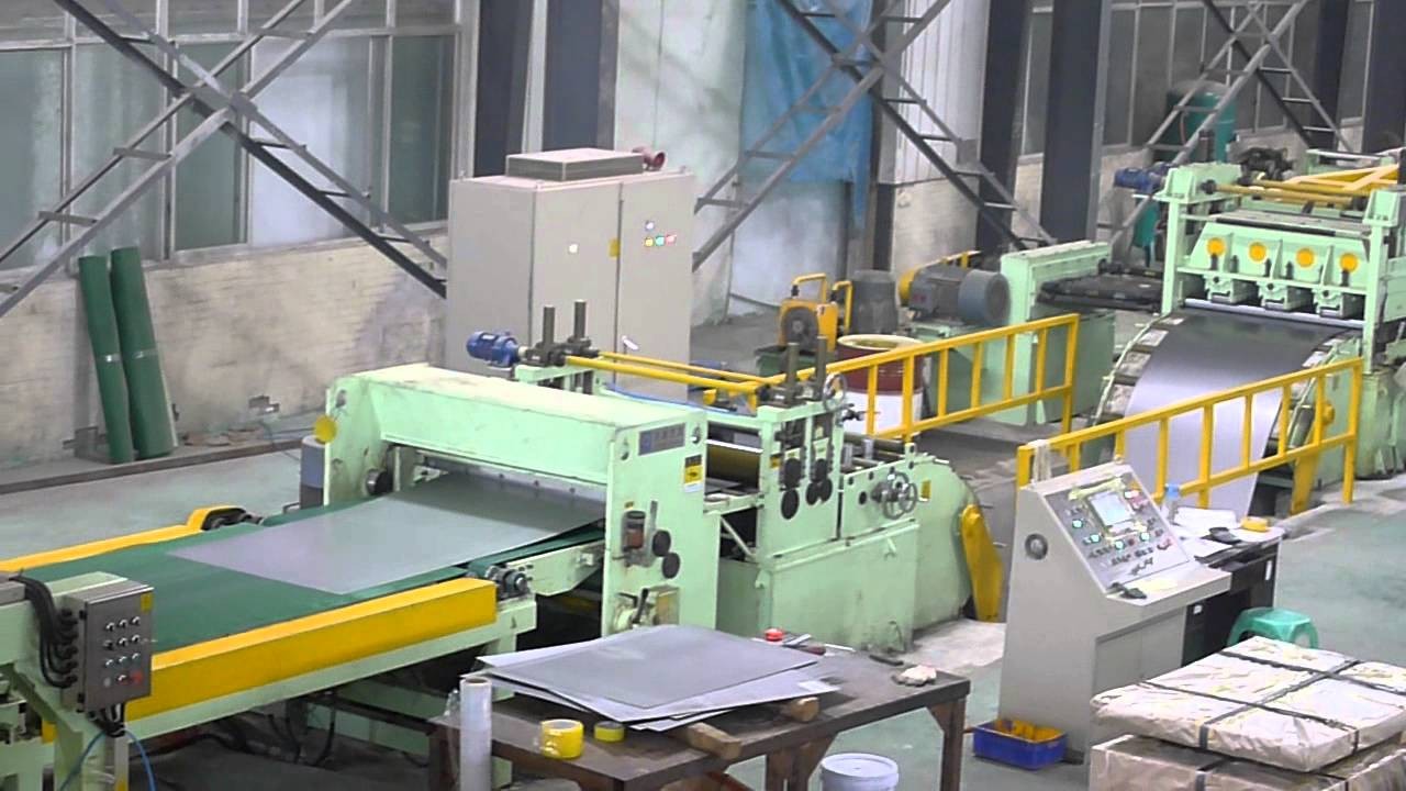 Simple Galvanized Steel Slitting Lines , High Speed Cut To Length Steel Slitting Machine