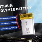 551525 3.7V 190mAh Lithium Polymer Battery KC UN38.3 Certified Rechargeable Lipo