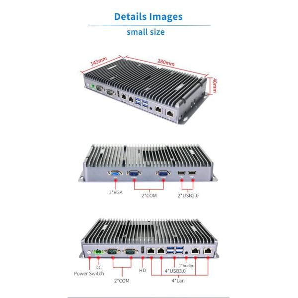 IBOX-3046 Fanless Industrial Mini PC 10110U Processor DC 9V-36V Wide Voltage Input