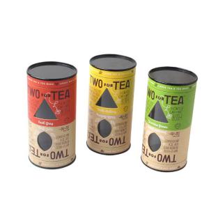 China Embossing Paper Tube Packaging With Window 100mm Height FSC Certified factory