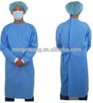 Safety Disposable Isolation Gowns Nonwoven PP Medical Protective Apparel