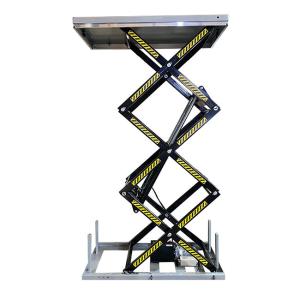 China 1 Ton Multi Electric Hydraulic Scissor Lift Table Stationary Max Height 3000mm factory