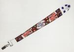 Full Color Polyester Neck Dye Sublimation Lanyards With J - Hook , Stock Free