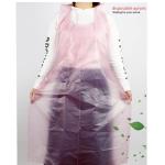 Sleeveless Disposable CPE Plastic Aprons , Oil Proof Disposable Kitchen Aprons