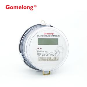 China DDS5558 ANSI Socket 1S 2S 16SMeter Single Phase kwh Standard Energy Electricity Meter factory