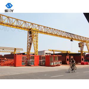 China MH Type Single Girder Gantry Crane Trussed Type 32 Ton factory