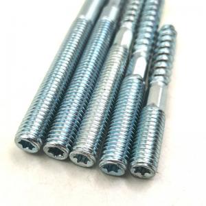 China Zinc Plated Bolt And Fasteners Grade 4.8 Carbon Steel Hanger Bolt factory