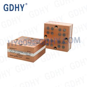 China Aluminum Electrolytic Water Cooled Capacitor Golden And White factory