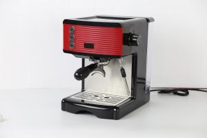 China Professional Espresso Coffee Machine Silver Color Plastic 1.7L Capacity Tank 1450W 220V Italy Pressure Pump factory
