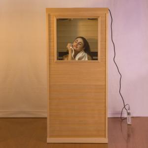 China Mini One Person Infrared Sauna Room For Private Home Wellness factory