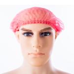 Surgical Disposable Head Cap , Non Woven Mob Hats With Clip Back 18"21"19"