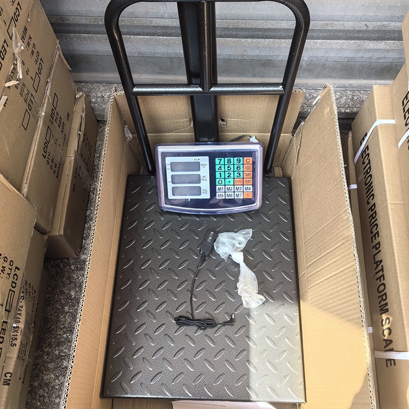 Industrial Waterproof Electronic Digital Scale 150-500KG Bench Weighing Steel Platform 0.1g Accuracy LCD Display OEM ODM