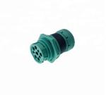 Green Type II J1939 Deutsch 9 Pin Female to Threaded J1939 Male Adapter