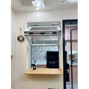 Harbor Tiny Home Space Efficient Folding Window Maximizing Ventilation in Under