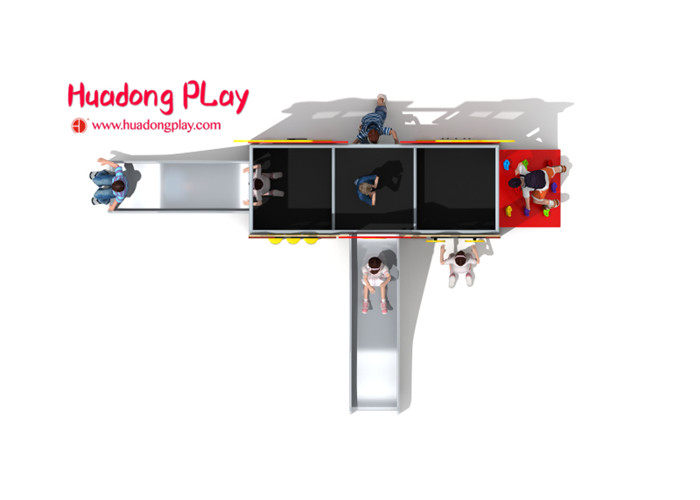 Nontoxic Plastic Outdoor Playset Traditional Car Shape CAD Instruction
